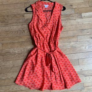 Flamingo Print Cooperative Dress